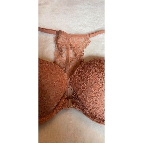 ‎NWT 32B Auden lace racerback front clasp - Picture 2 of 5
